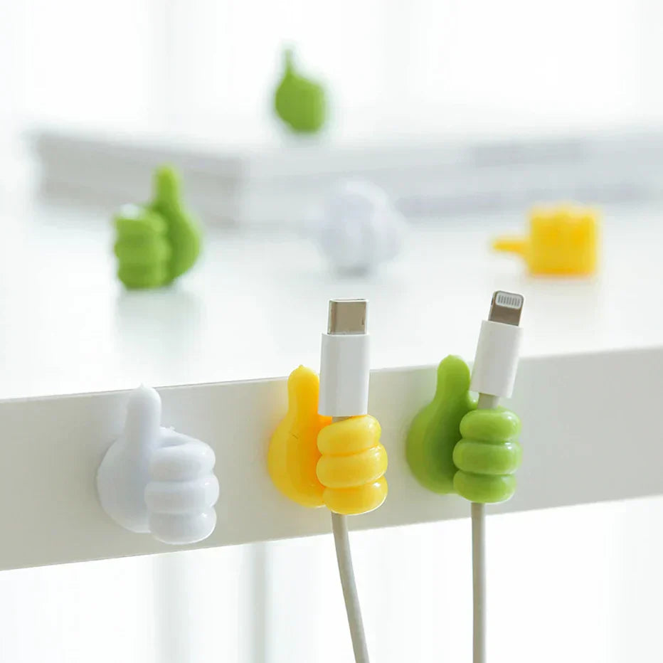 Organizer Hand Support for Cables and Wires