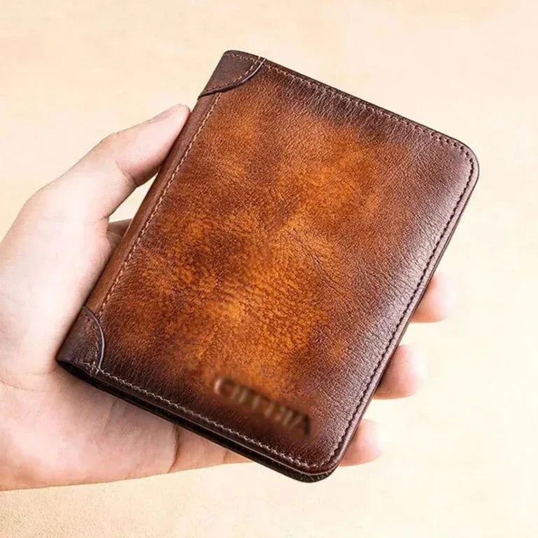 Anti-Theft Leather Wallet